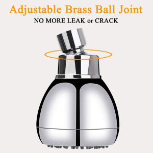 High Pressure Shower Head 3 Inches Anti-clog Anti-...