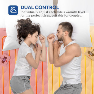 Sealy Heated Mattress Pad Queen Size, Luxury Quilt...