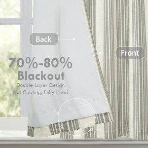 DriftAway Chris Double Layer Linen Blackout Tie Up...