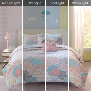 Reversible Cotton Quilt Set - Vibrant Fun, Playful...