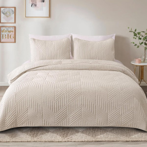 Exclusivo Mezcla Ultrasonic Full Queen Quilt Beddi...