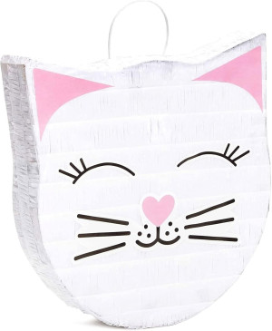 BLUE PANDA Cat Pinata for Kitty Birthday Party Sup...