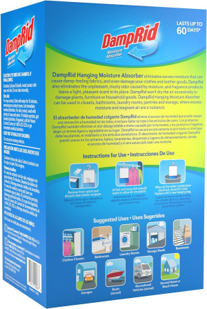 DampRid Lavender Vanilla Hanging Bag Moisture Abso...