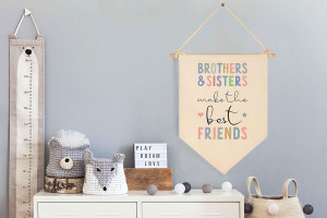 Brothers and Sisters Make The Best Friends- Canvas...