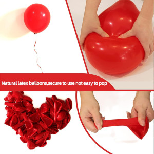 FOTIOMRG 100 Pack Red Balloons 12 inch, Red Latex...