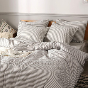 JELLYMONI Bedding Duvet Cover Set, 100% Natural Co...