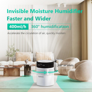 Lamon® Evaporative Humidifier, 400ml/H Cool Moistu...