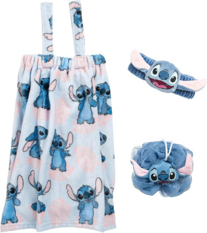 Jay Franco Disney Lilo and Stitch 3 Piece Spa & Ba...