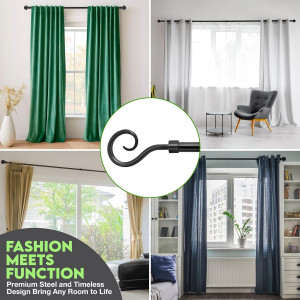 gb Home Collection Exquisite Allure Curtain Rod, 2...