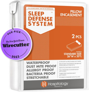 HOSPITOLOGY PRODUCTS Pillow Encasement- Zippered B...