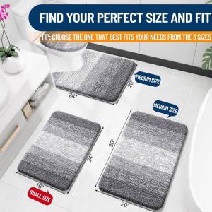 OLANLY Bathroom Rugs Mat 30x20, Extra Soft Absorbe...