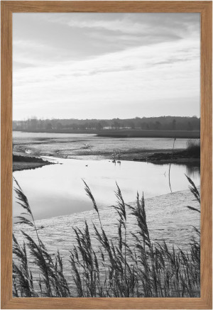 MCS Museum Poster Frame 24x36 Medium Oak, Vertical...