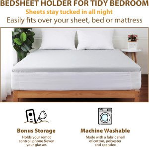 Bed Sheet Holder Bedroom Bed Sheet Fasteners Set,...