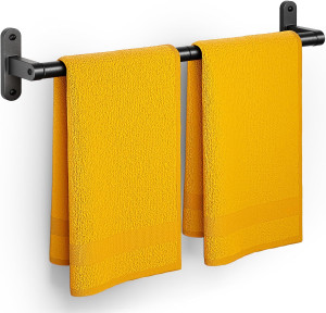 Towel Rack for Bathroom - 24" Rustproof Towel Hold...