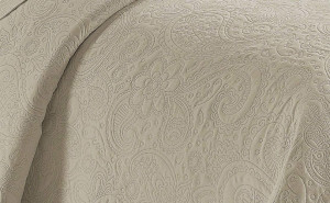 Linen Plus Embossed Coverlet Bedspread Set Oversiz...