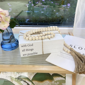 Decorative Books for Home Decor, White Faux Books...