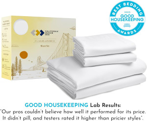 California Design Den 400 Thread Count 100% Cotton...