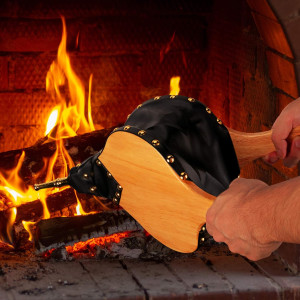 TJ.MOREE Fireplace Bellows Indoor 19"x 8" Large Wo...