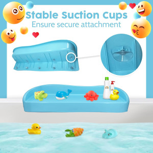 Skywin Bathtub Shelf - Kids Bath Tub Shelf and Org...