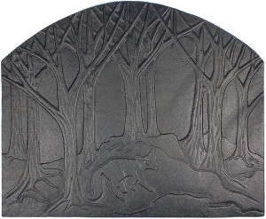 Forest Fox Cast Iron Fireback