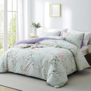 BOLINLIVING Duvet Cover Twin Size, Flower Kids Duv...