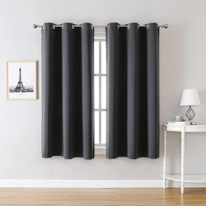 ChrisDowa Grommet Blackout Curtains for Bedroom an...