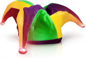 Windy City Novelties LED Light-Up Velvet Mardi Gra...
