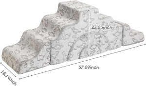 Kids Play Couch, Modular Toddler Couch for Climb C...