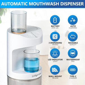 Automatic Mouthwash Dispenser for Bathroom,Bathroo...