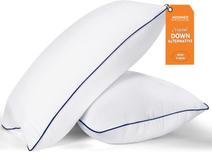 Bed Pillows for Sleeping- King Size, Set of 2, Coo...