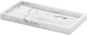 Luxspire Bathroom Vanity Tray, 8 x 4 inch Resin So...