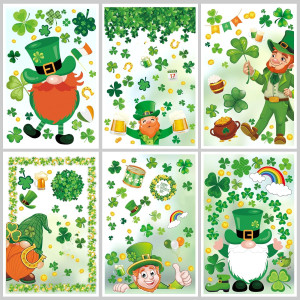St-Patricks-Day-Window-Clings-Decorations, 12 Shee...