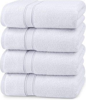 Utopia Towels 4 Pack Premium Bath Towels Set, (27...