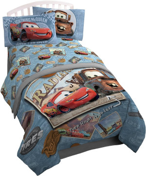 Jay Franco Disney Pixar Tune Up 3 Piece Twin Sheet...