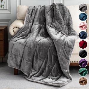Uttermara Weighted Blanket Queen Size 15lbs 60x80...