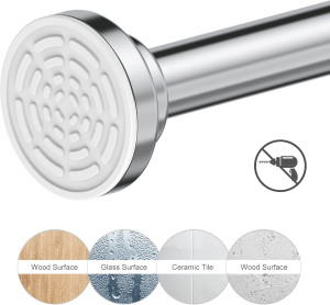 Ausemku Shower Curtain Rod Tension - 26-76 Inch Ne...