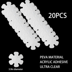 Transparent Non-Slip Bathtub Stickers, 20 PCS Safe...