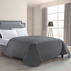 HollyHOME Luxury Checkered Super Soft Solid Single...