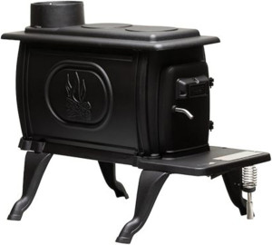 US Stove Company Cast Iron Wood Stove with Cool To...