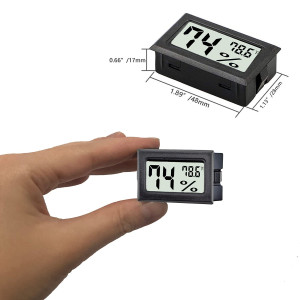 6 Pack Mini Digital Thermometer Hygrometer,Indoor...