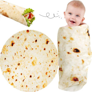 Burrito Tortilla Blanket Baby Stuff Gifts for Newb...