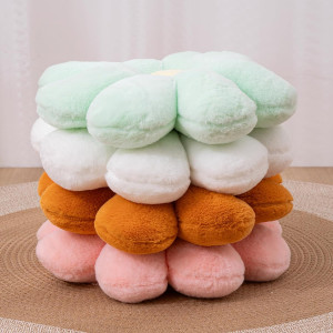 2 Pcs Flower Pillow Daisy Preppy Throw Pillows Set...