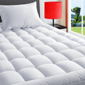 TEXARTIST Queen Mattress Pad Cover Cooling Mattres...