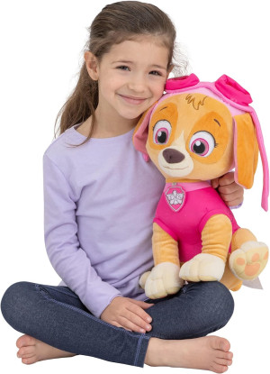 Paw Patrol Skye Kids Bedding Super Soft Plush Cuddle Pillow Buddy, One Size, (Official) Nickelodeon Product By Franco