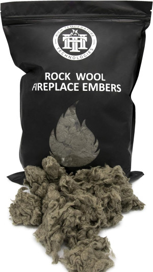 Replacement Rock Wool Embers for Gas Fireplaces/Ga...