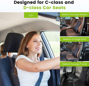 Lumbar Support Pillow for Car - Back Support for M...