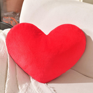Heart Pillow Red Heart Shaped Pillow Soft Rabbit F...
