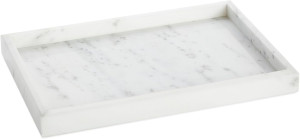 Juvale Large Marble Vanity Tray for Jewelry, Cosme...