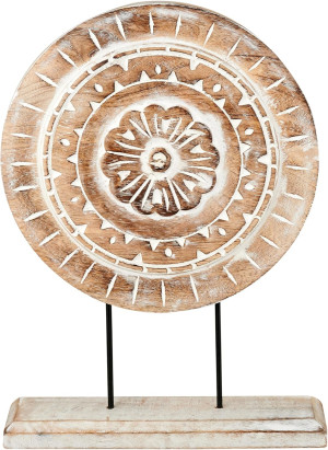 Farmhouse Table Sculpture Home Decor Statue Mandal...