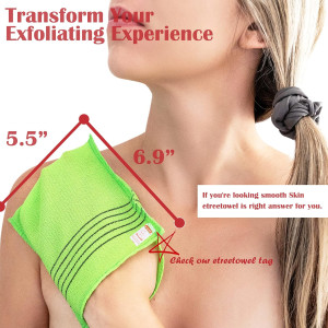 Anti-Shrink Korean Asian Exfoliating Bath Washclot...